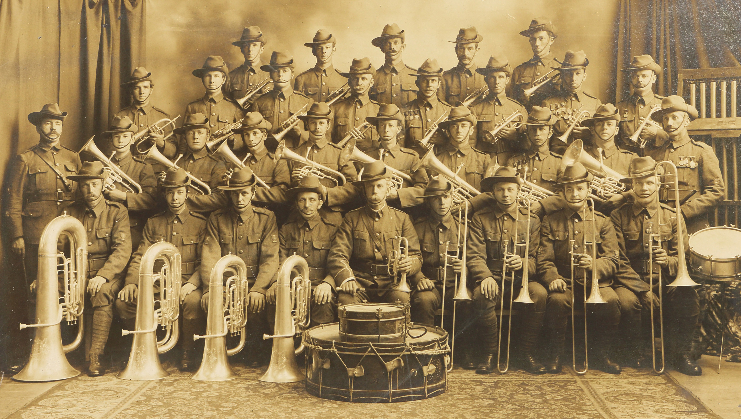8th Regimental Band (Late Invercargill Garrison) 1913.